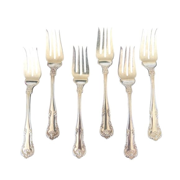 Gorham St. Regis Electro Silver Plate 6" Dessert Forks Lot of 6‎ - Picture 1 of 8